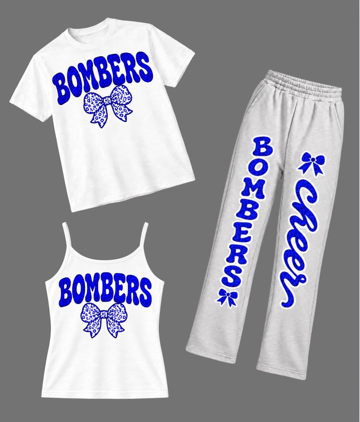 PRE-ORDER - nationals - open bottom sweatpants and shirt set - 038