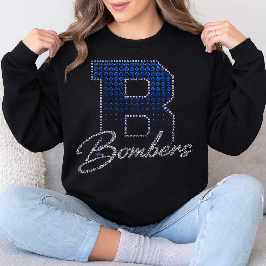 Bombers varsity letter bling - tshirts, sweatshirts, hoodies - 021