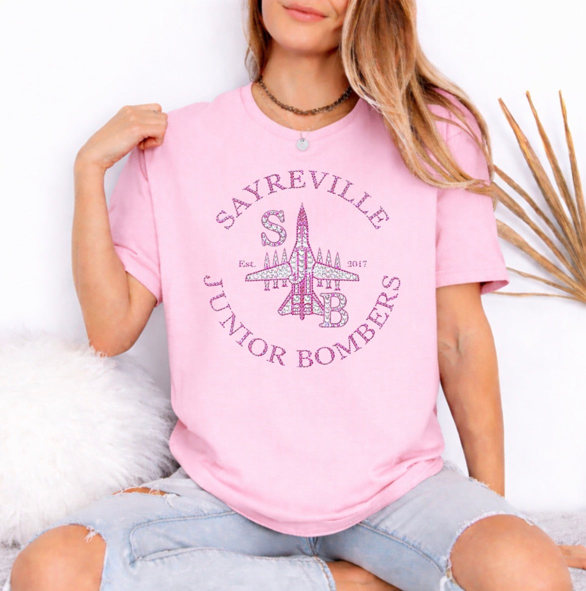 SJB pink bling logo - tshirts, sweatshirts, hoodies - 010