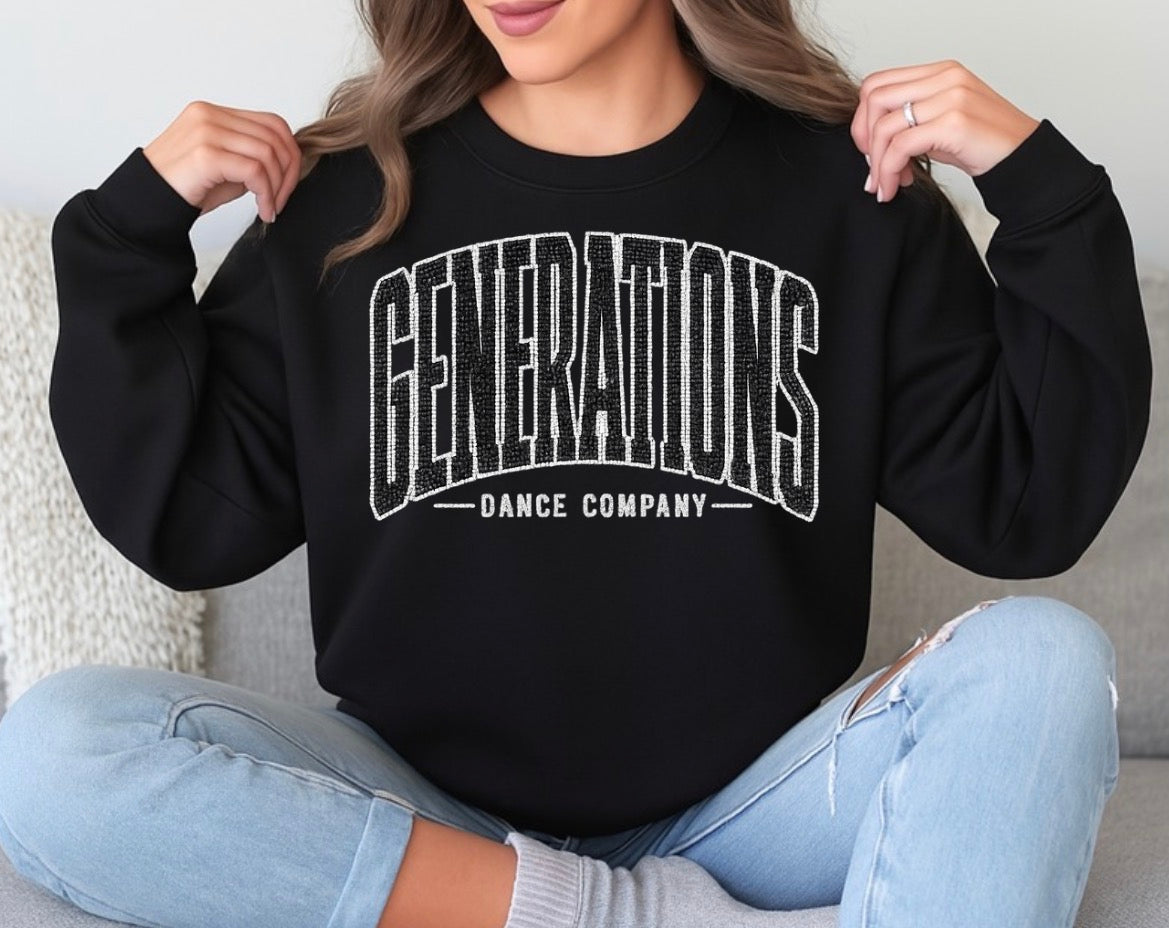 GDC Varsity bling sweatshirt - 040 - adult, youth, toddler