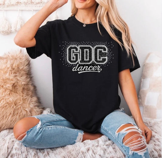 GDC dancer bling tshirt - adult, youth, toddler - 080