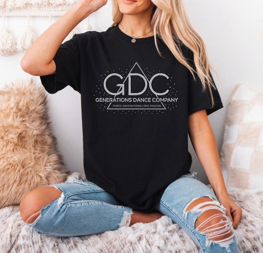 GDC bling triangle logo tshirt - 027 - adult, youth, toddler