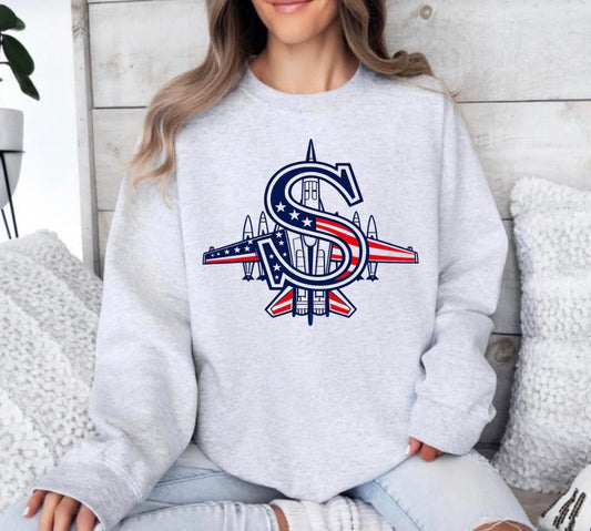 Patriotic logo sweatshirt - 040