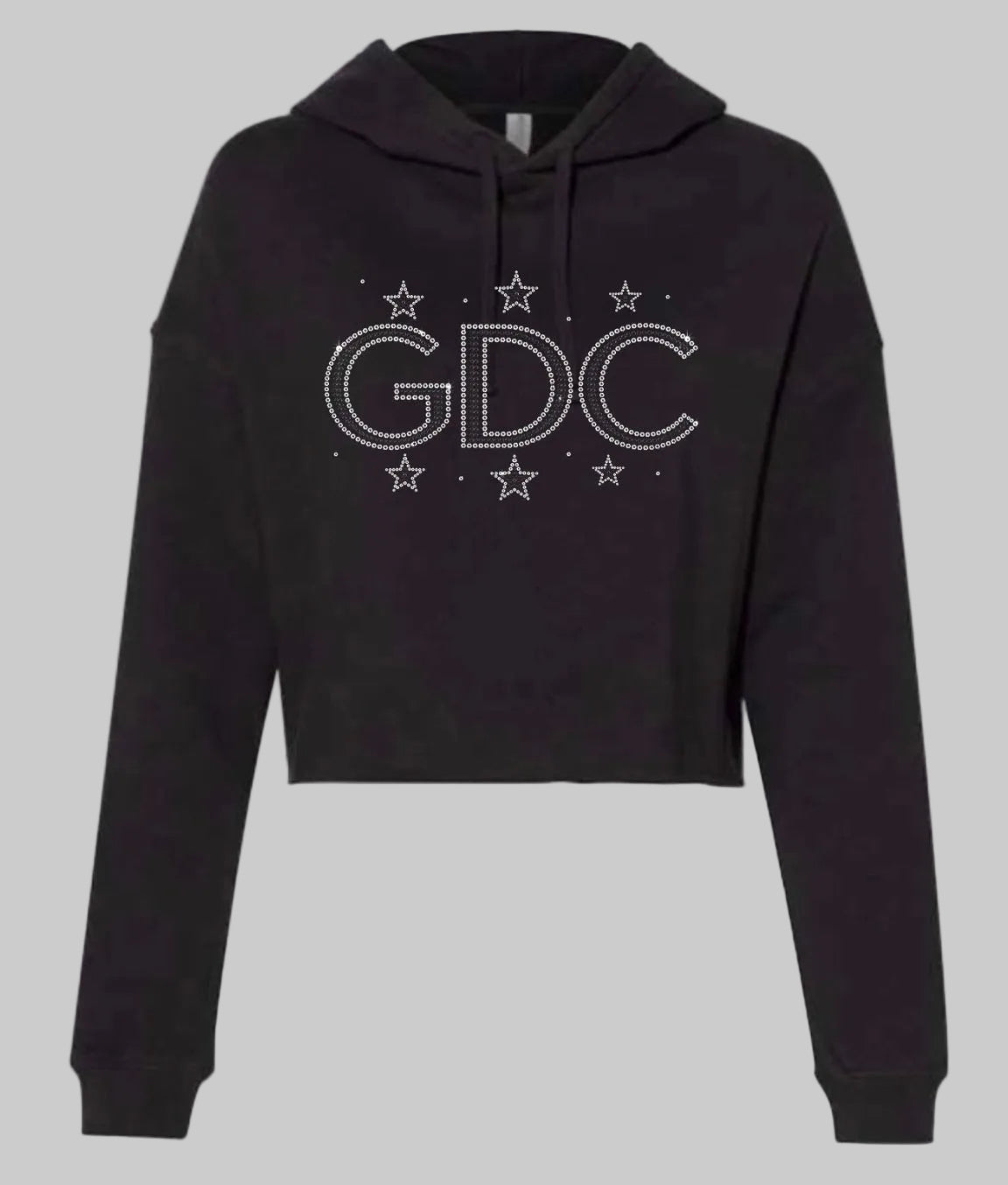 GDC bling stars cropped hoodie - 006 - adult