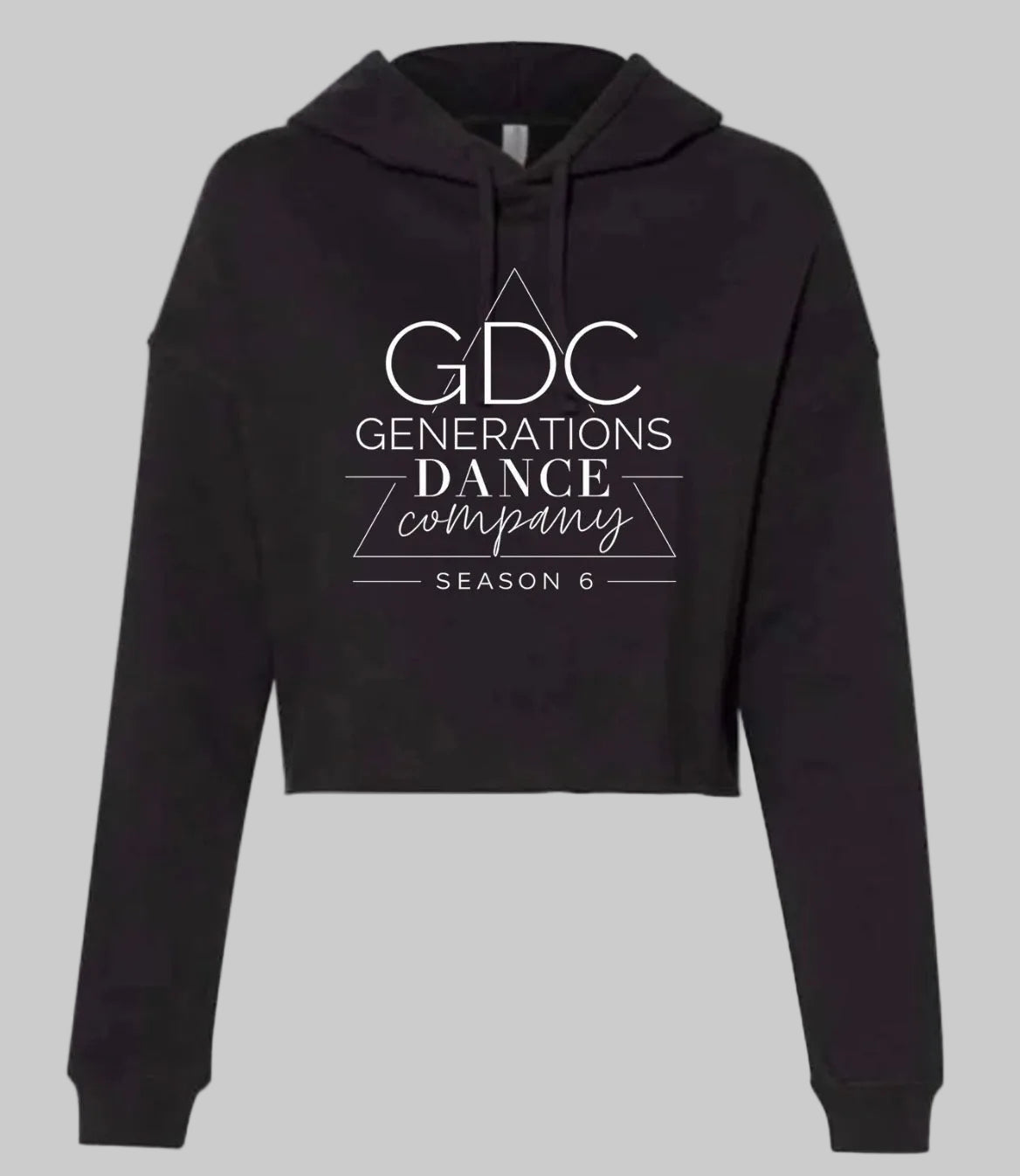 GDC logo season 6 design cropped hoodie - 060 - adult