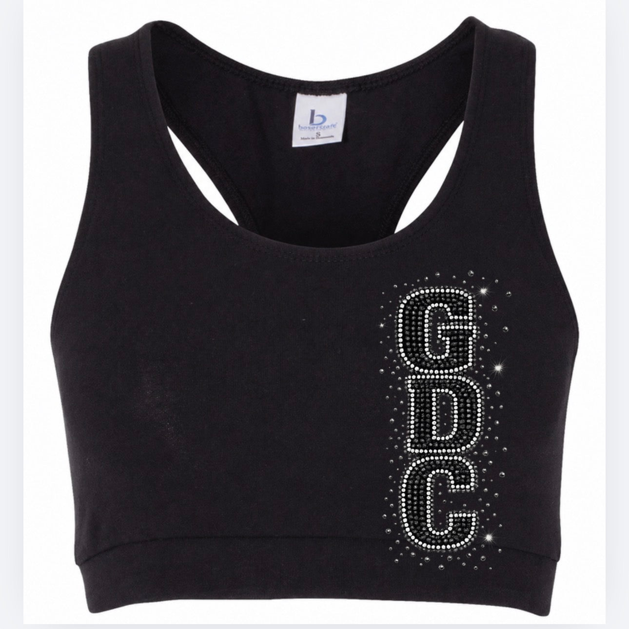 GDC side bling sports bra - 035 - adult and youth