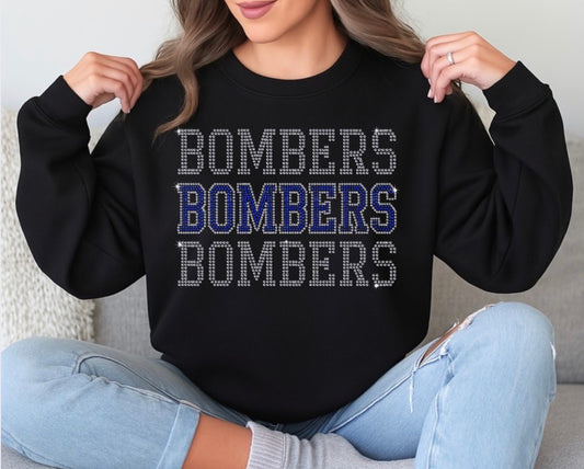 Bombers triple bling sweatshirt - 013