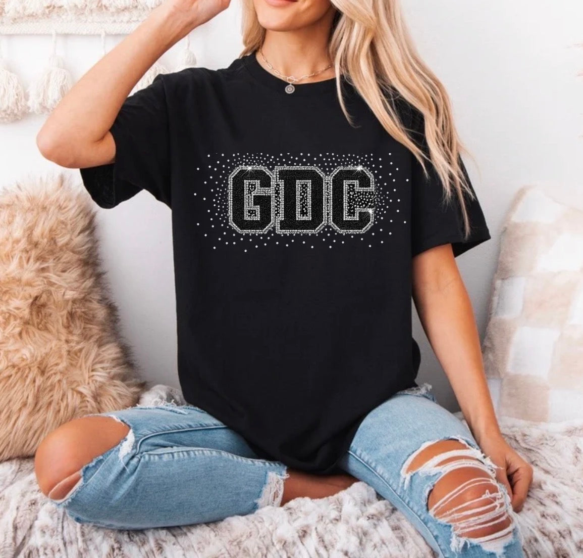 GDC bling tshirt - 002 - adult, youth, toddler