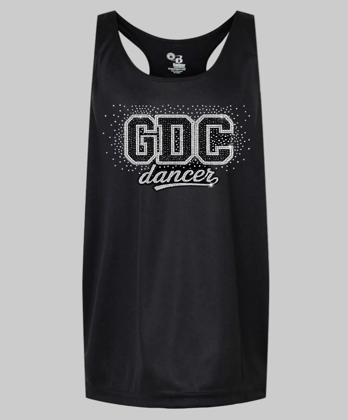 Badger Youth GDC dancer bling tank - 092