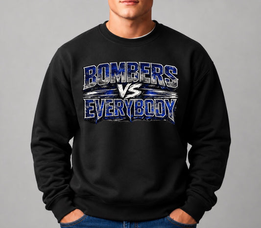 Bombers vs. Everyone sweatshirt - design 1 - 043