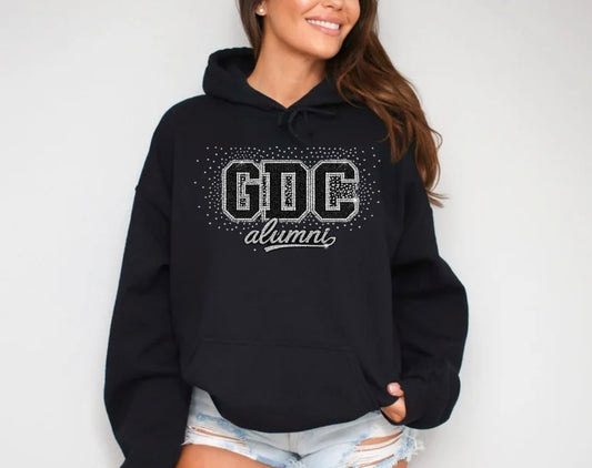GDC alumni bling hoodie - adult only - 091