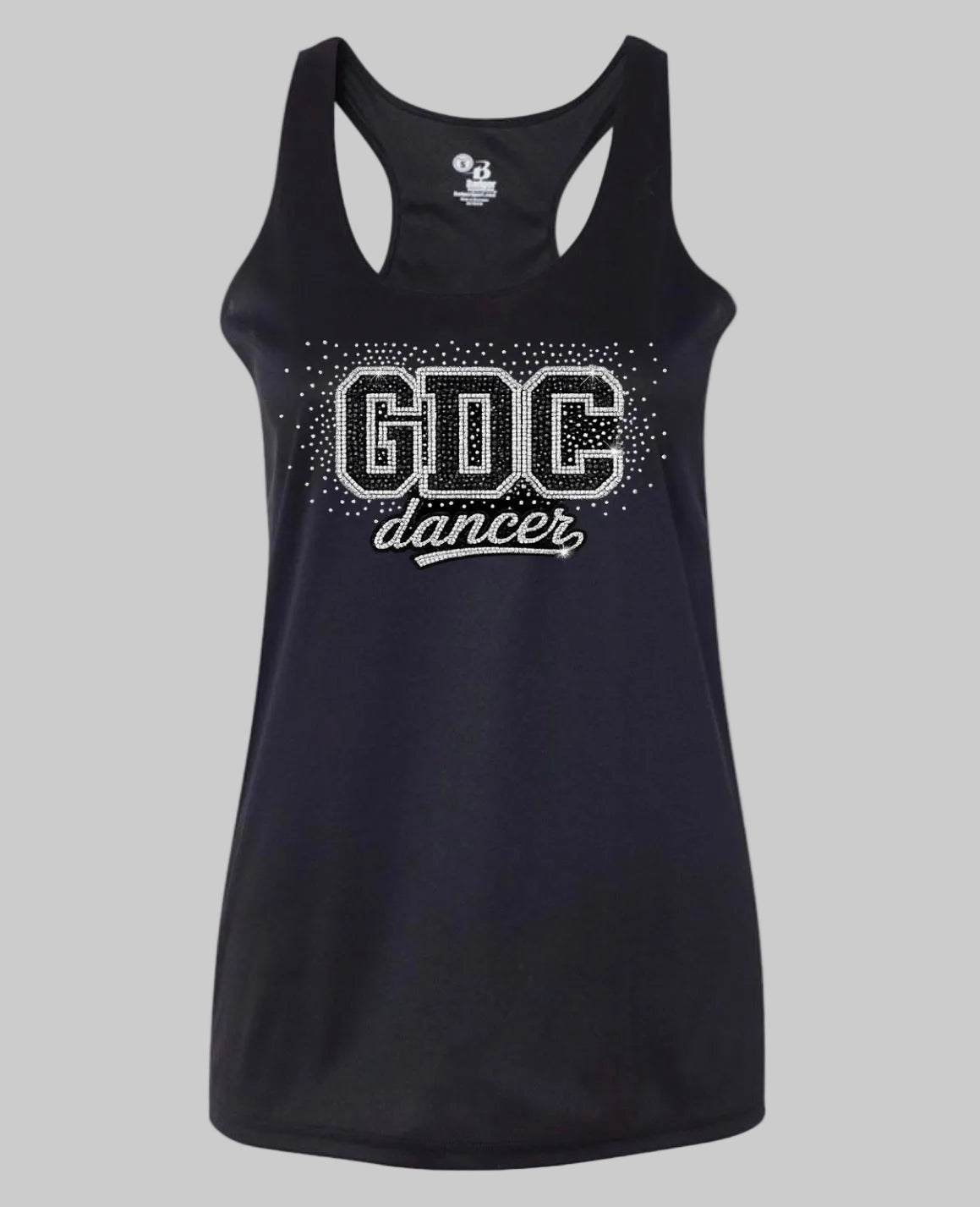 Badger Adult GDC dancer bling tank - 093