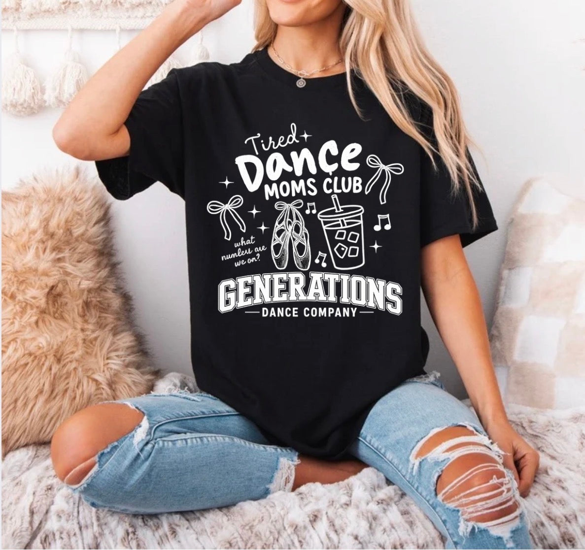 GDC tired dance moms tshirt - 071 - adult