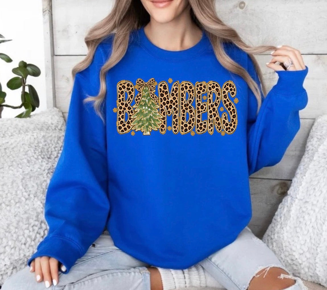 PRE-ORDER - bombers christmas cheetah print - 039