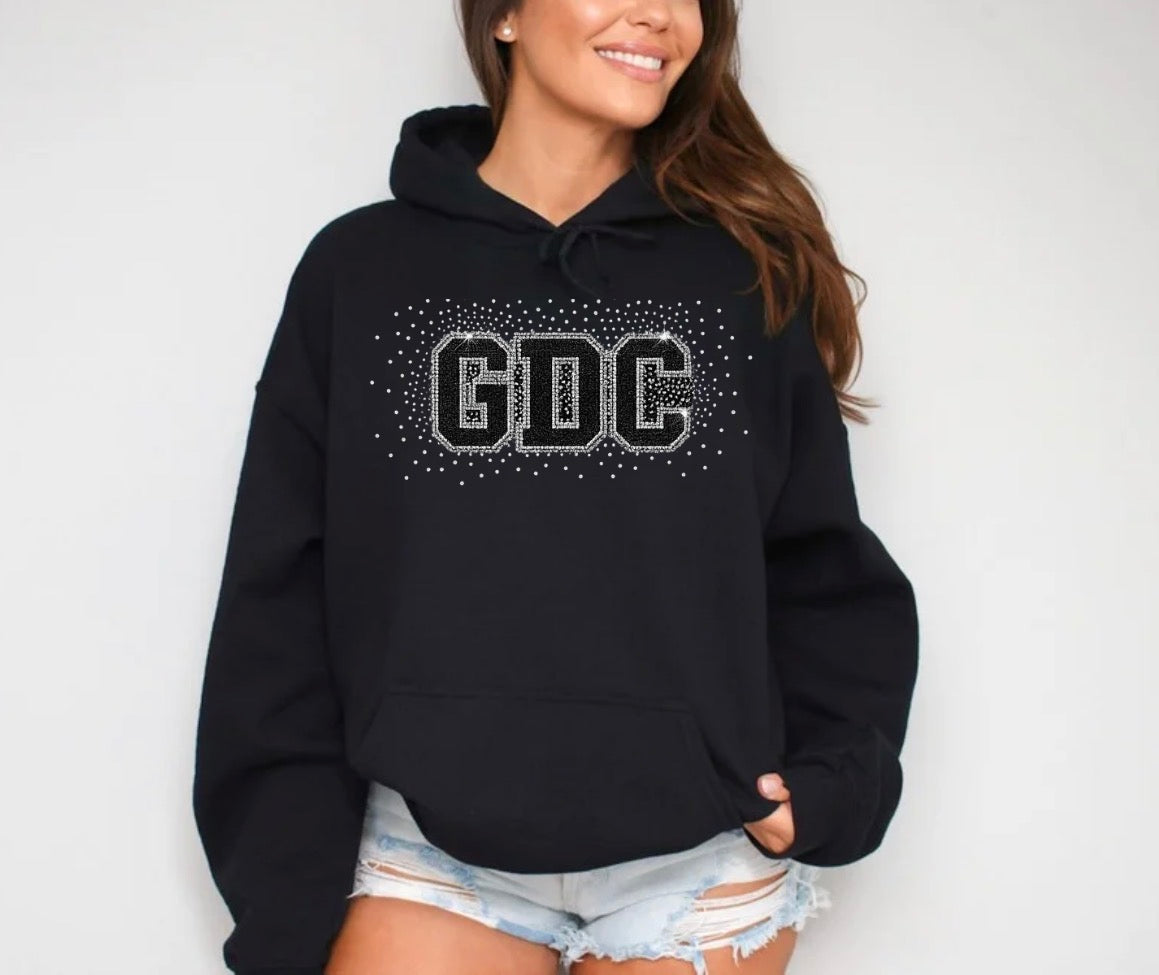 GDC bling hoodie - 004 - adult, youth, toddler