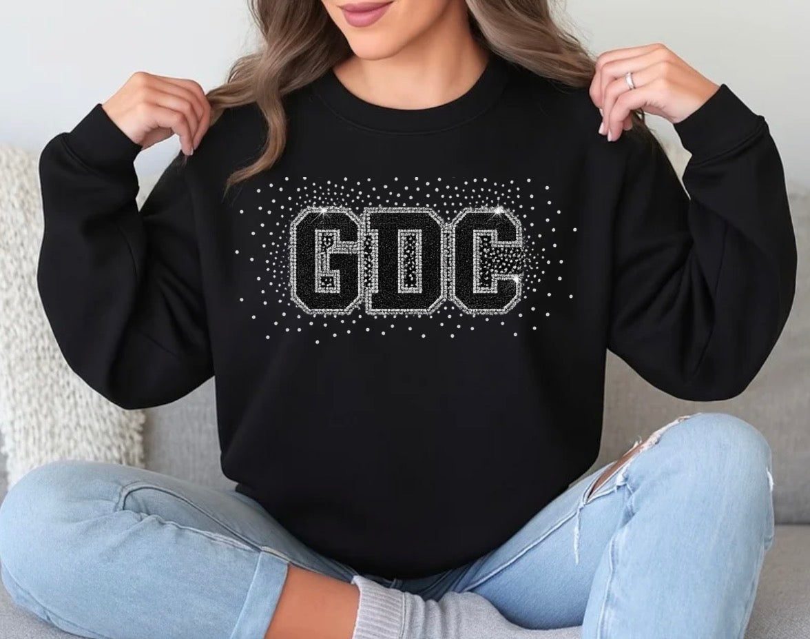 GDC bling sweatshirt - 003 - adult, youth, toddler