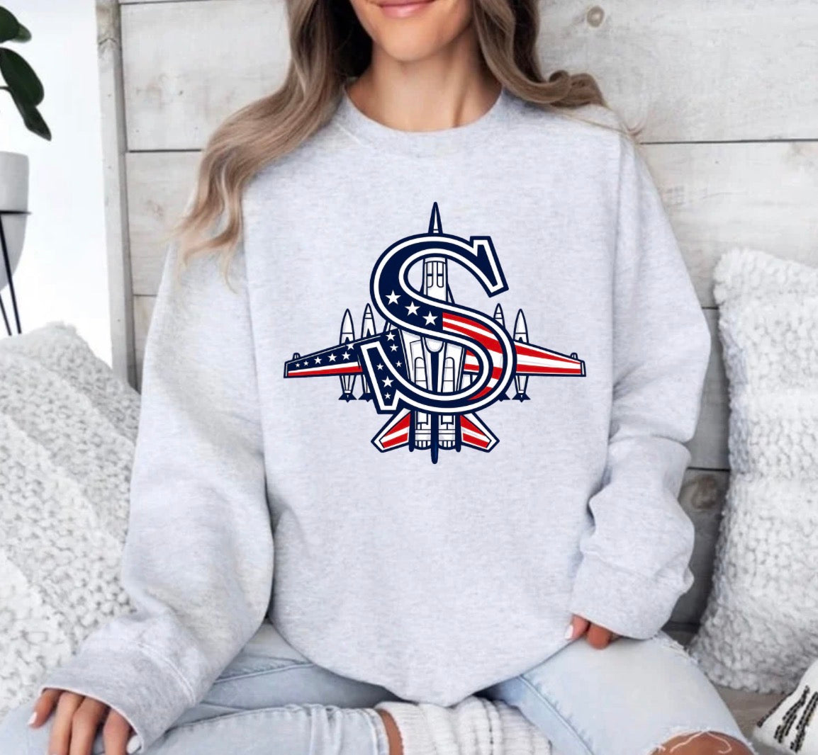 Patriotic logo sweatshirt - 040