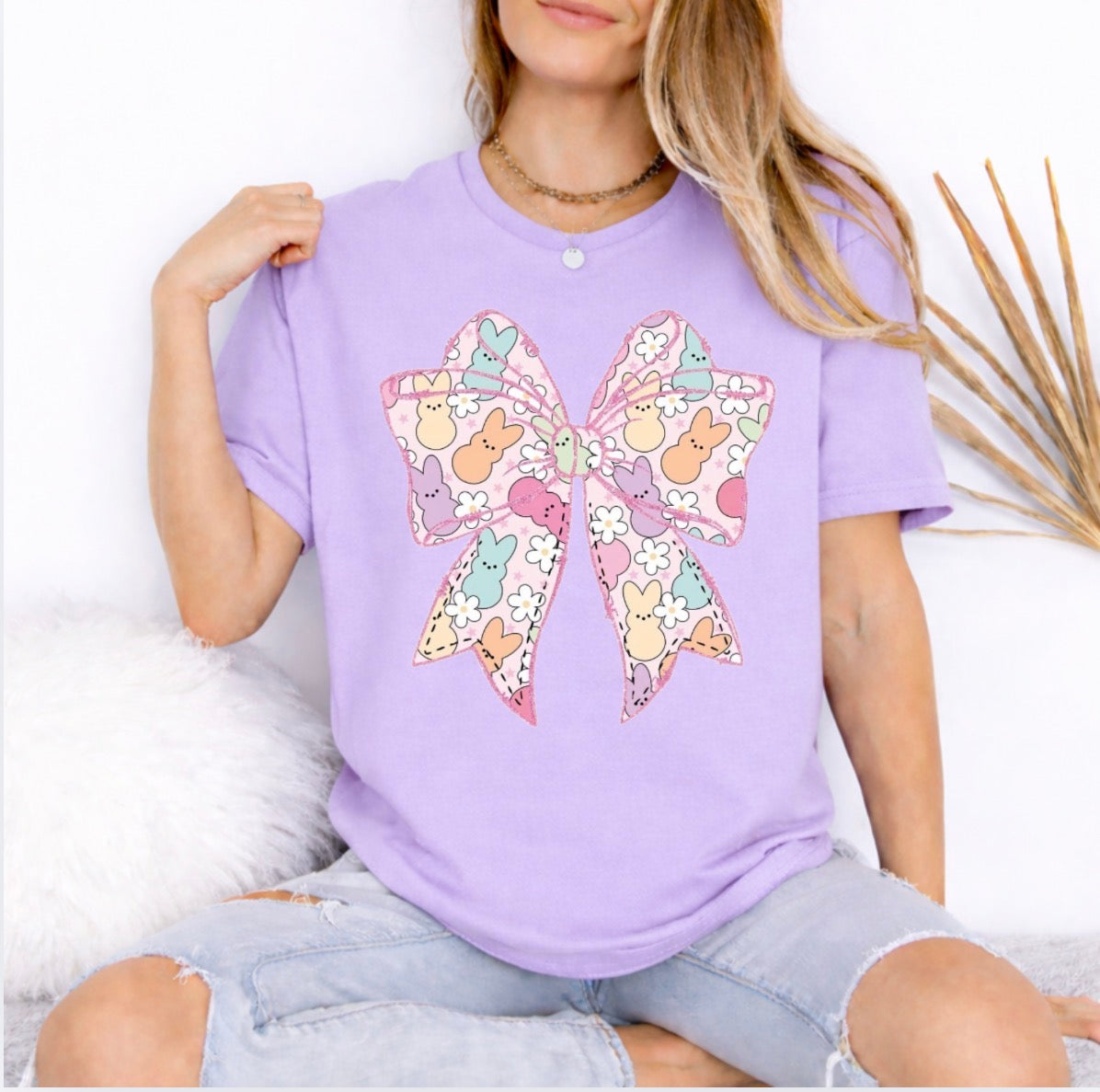 Easter bow design shirt