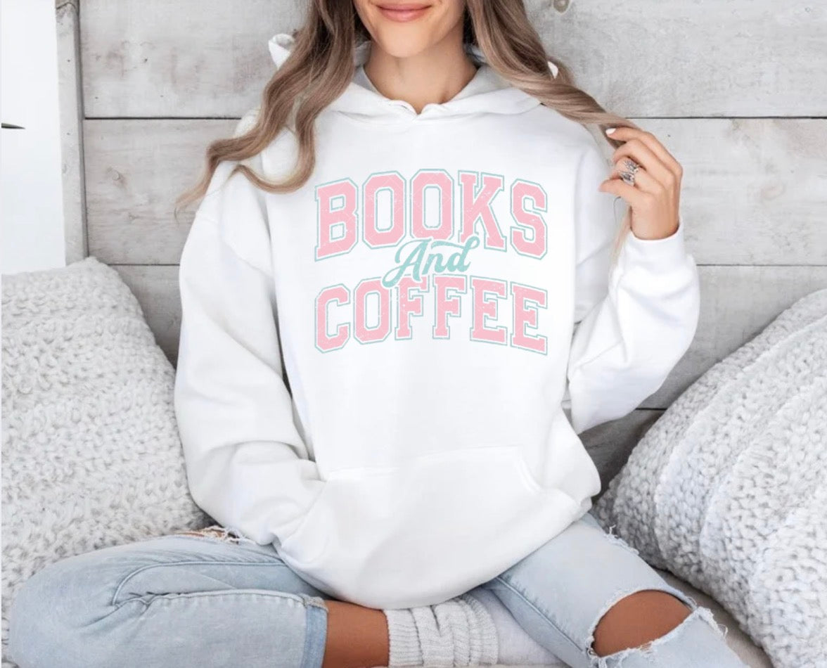 books and coffee shirt
