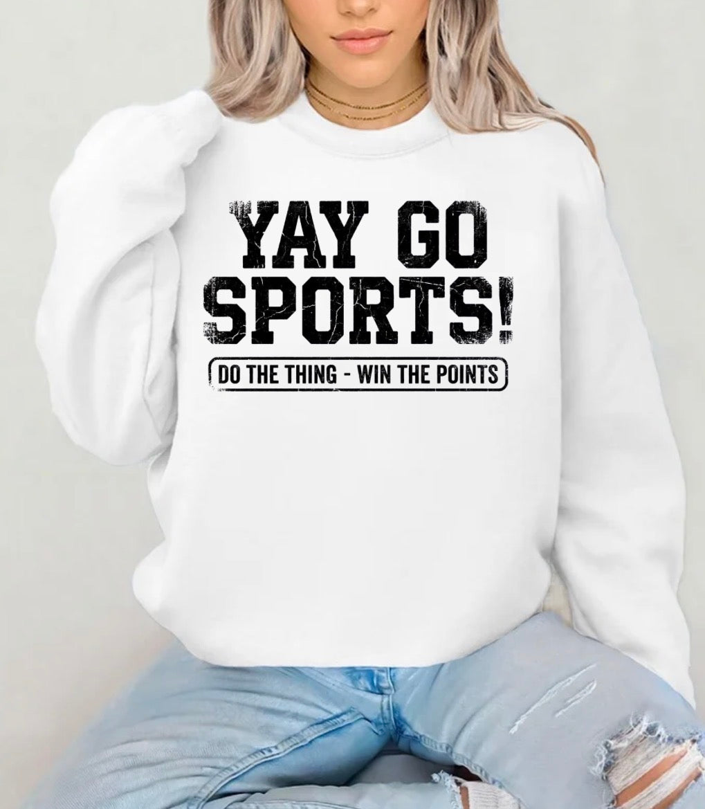 Yay sports - funny sports shirt