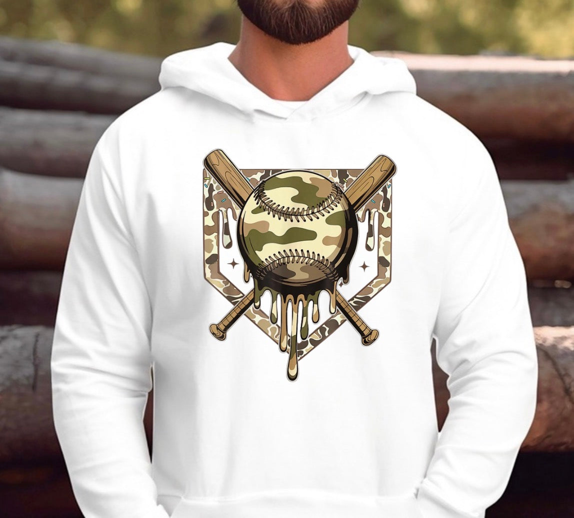 baseball, military style design shirt