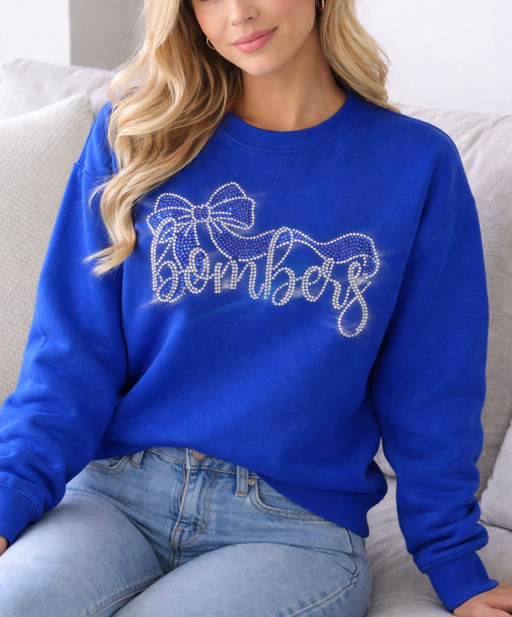Bombers bow bling - tshirts, sweatshirts, hoodies - 001