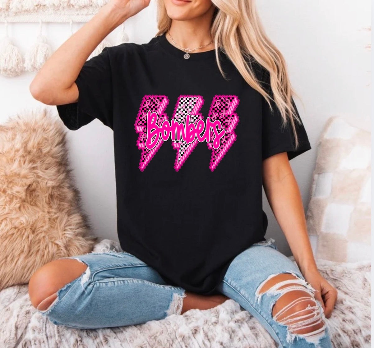 Pink Bombers - breast cancer awareness - tshirts, sweatshirts, hoodies - 025