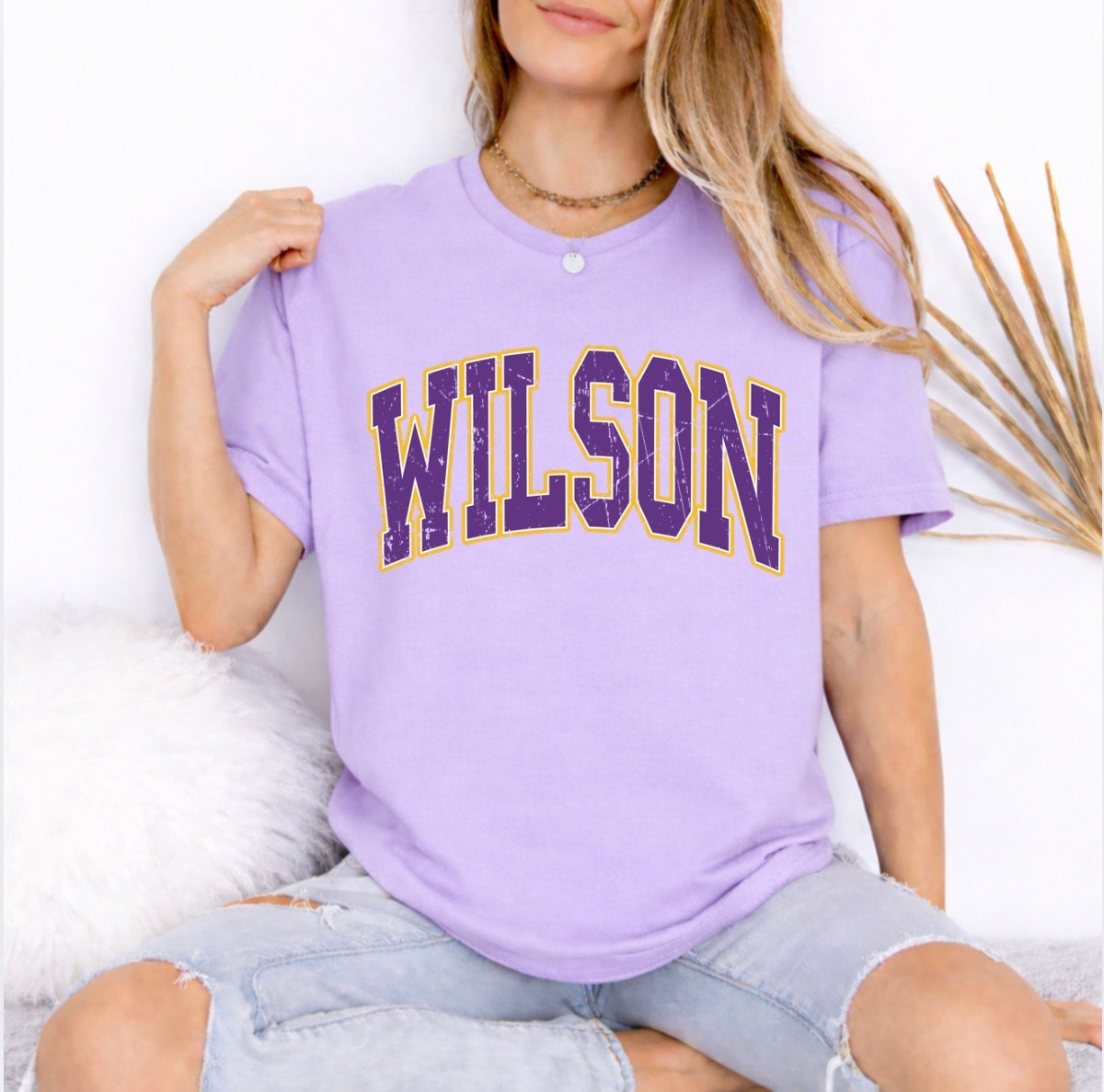 Wilson varsity distressed font - 007