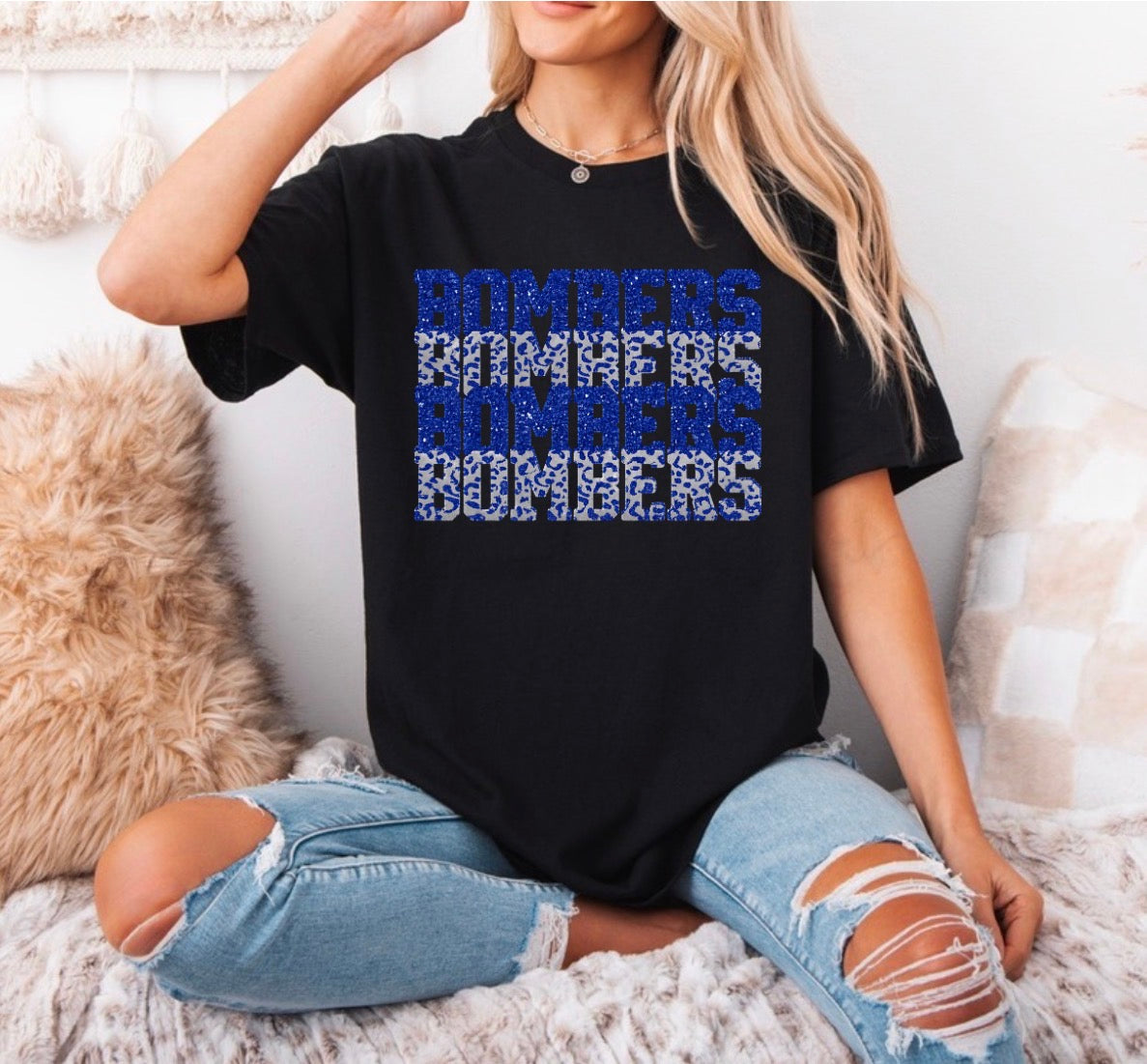 Bombers layered with leopard print - tshirts, sweatshirts, hoodies - 031