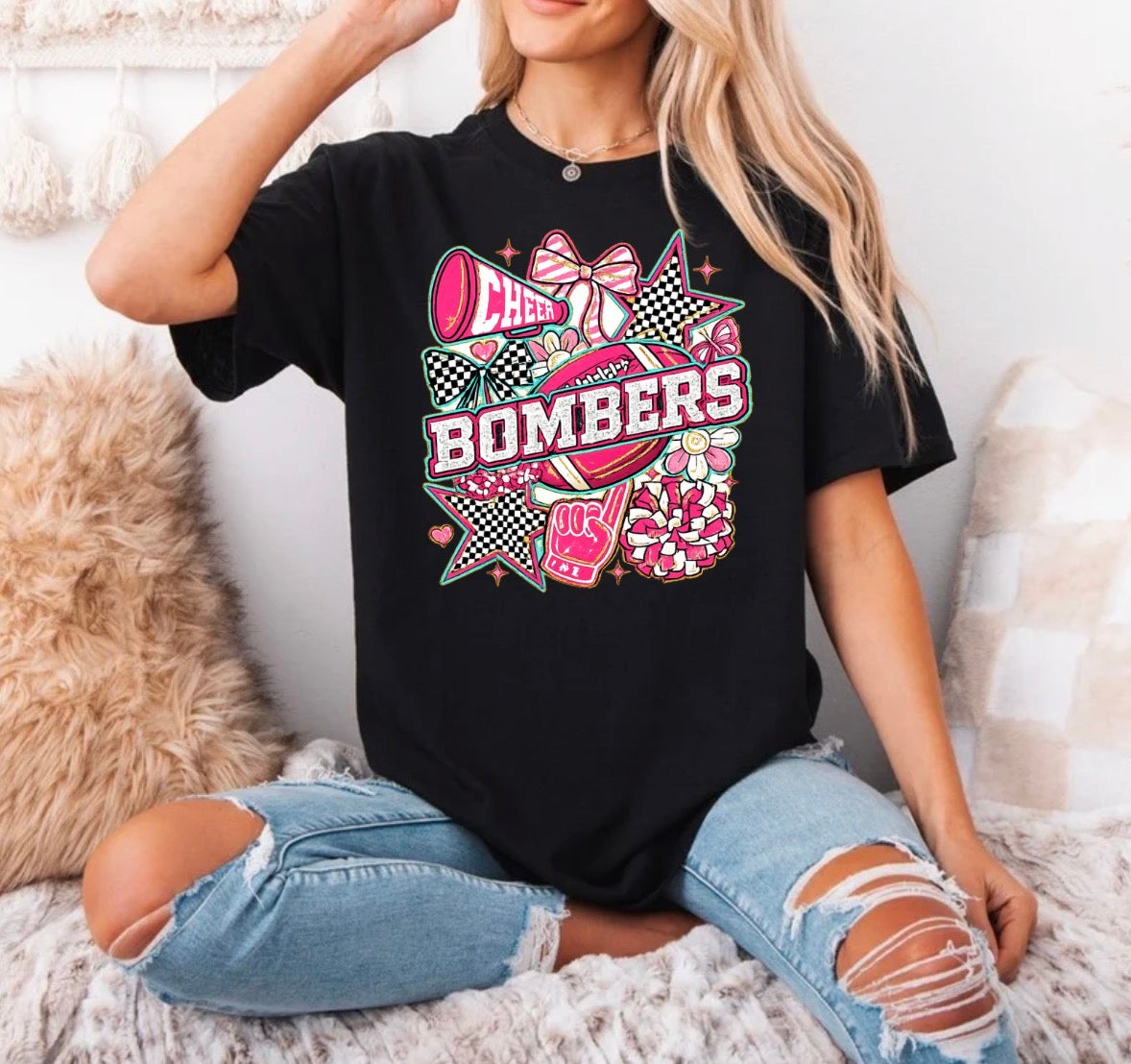 Bombers pink design - tshirts, sweatshirts, hoodies - 005