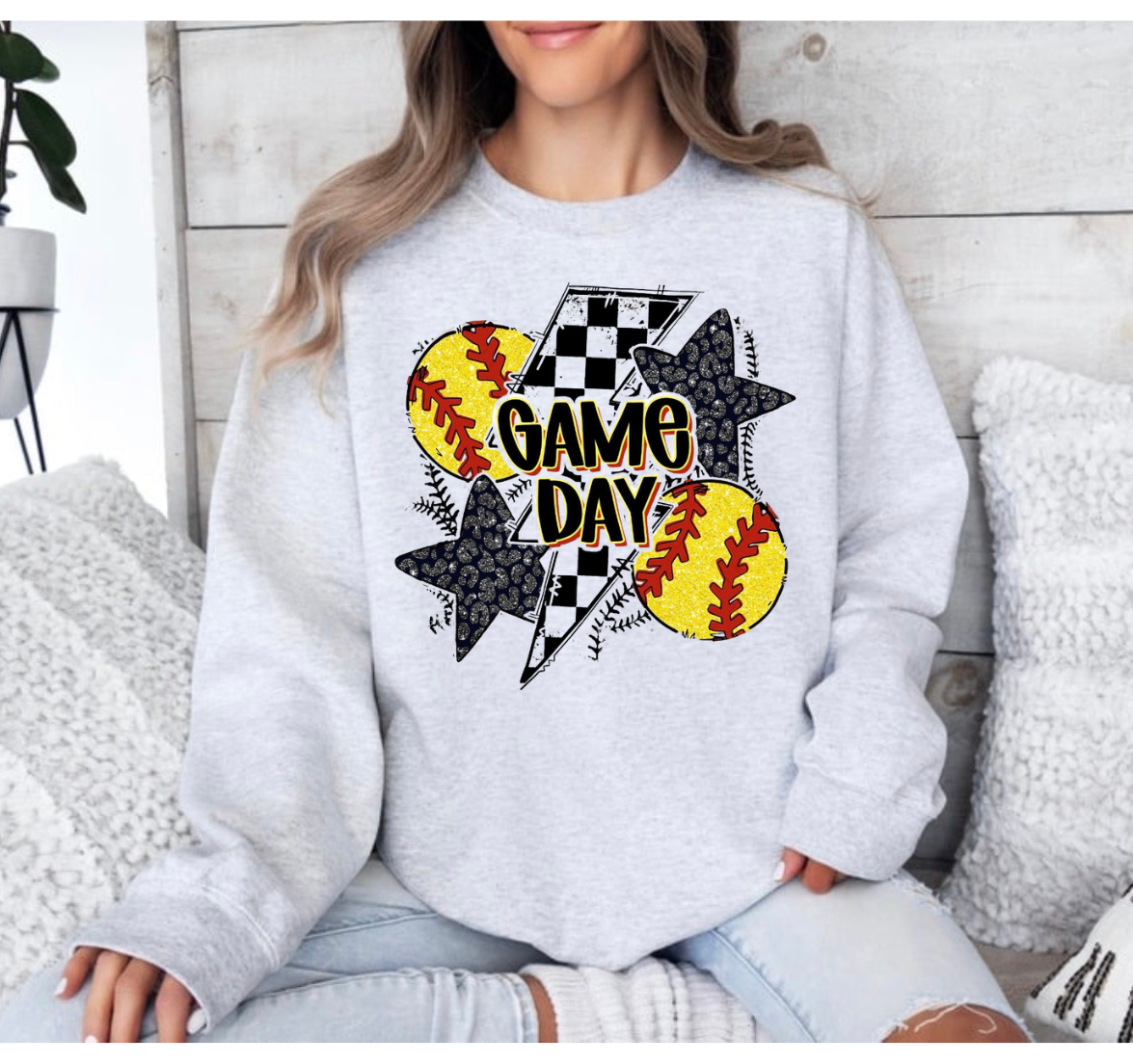 Softball game day shirt