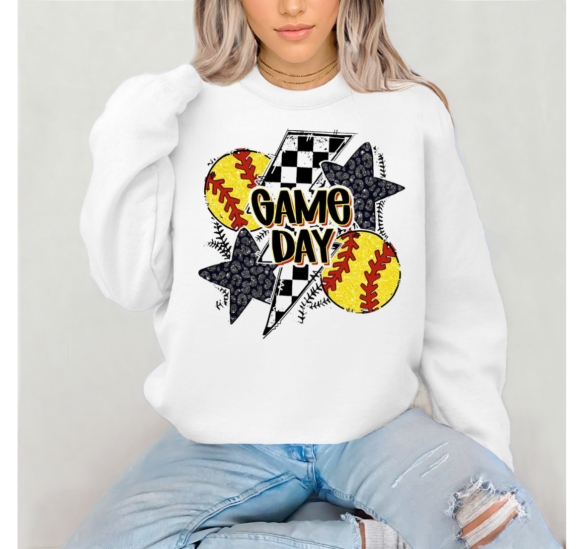 Softball game day shirt