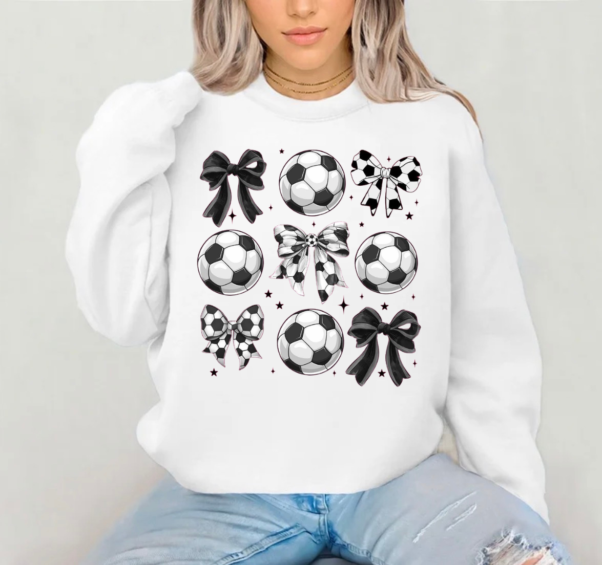 Soccer bows shirt