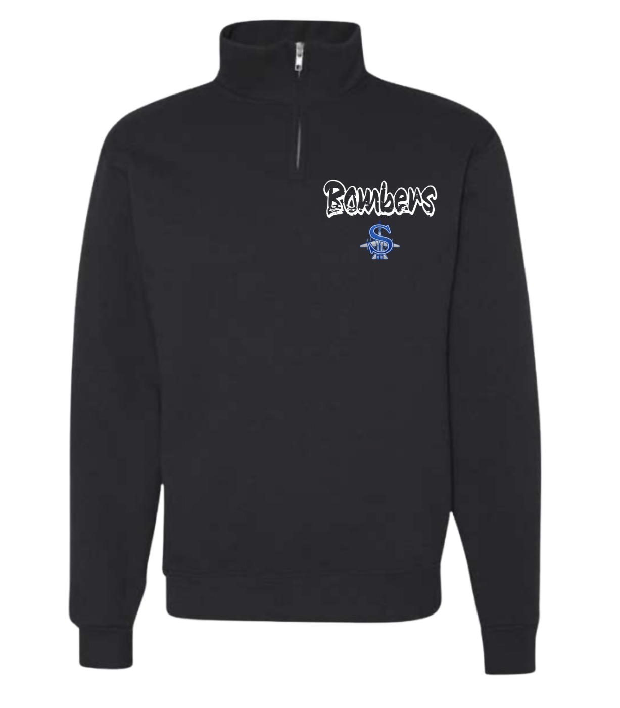 Bombers quarter zip with logo - 011